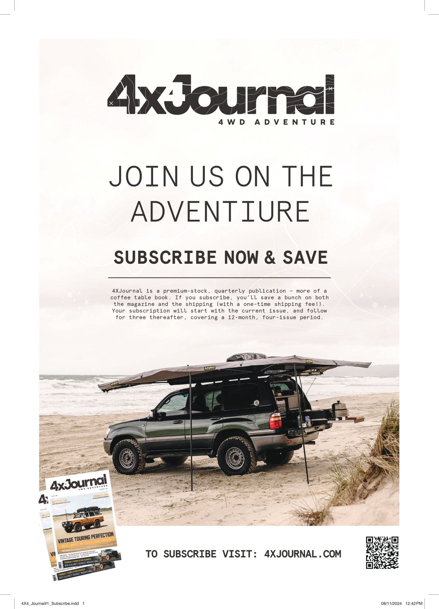 4XJournal Subscription — 4 Issues (One Year) - 4XJournal.com